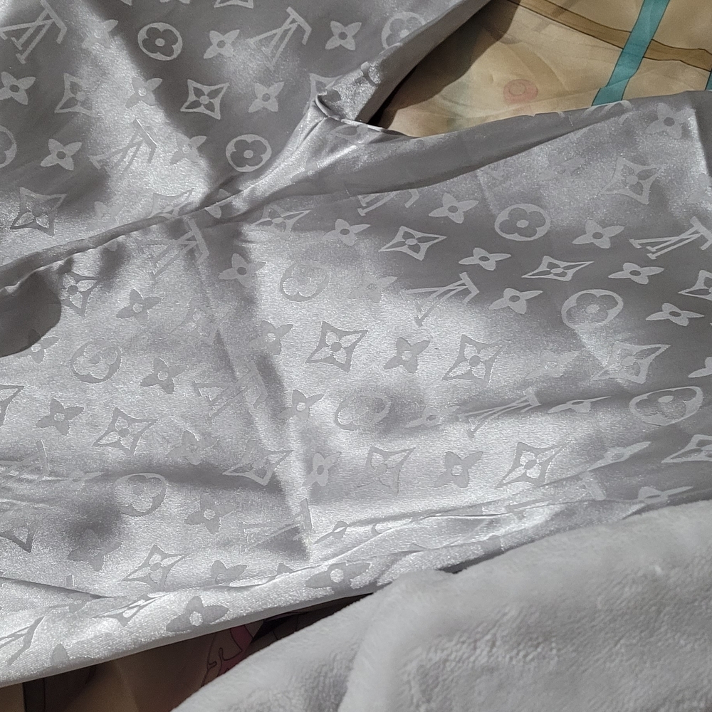 Louis Vuitton Silver Monogram Pants